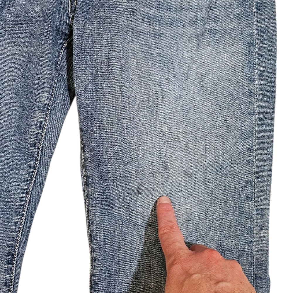 Abercrombie Fitch Mens 34x34 Kennan Straight Jeans Blue Stretch Classic Denim - Picture 3 of 5